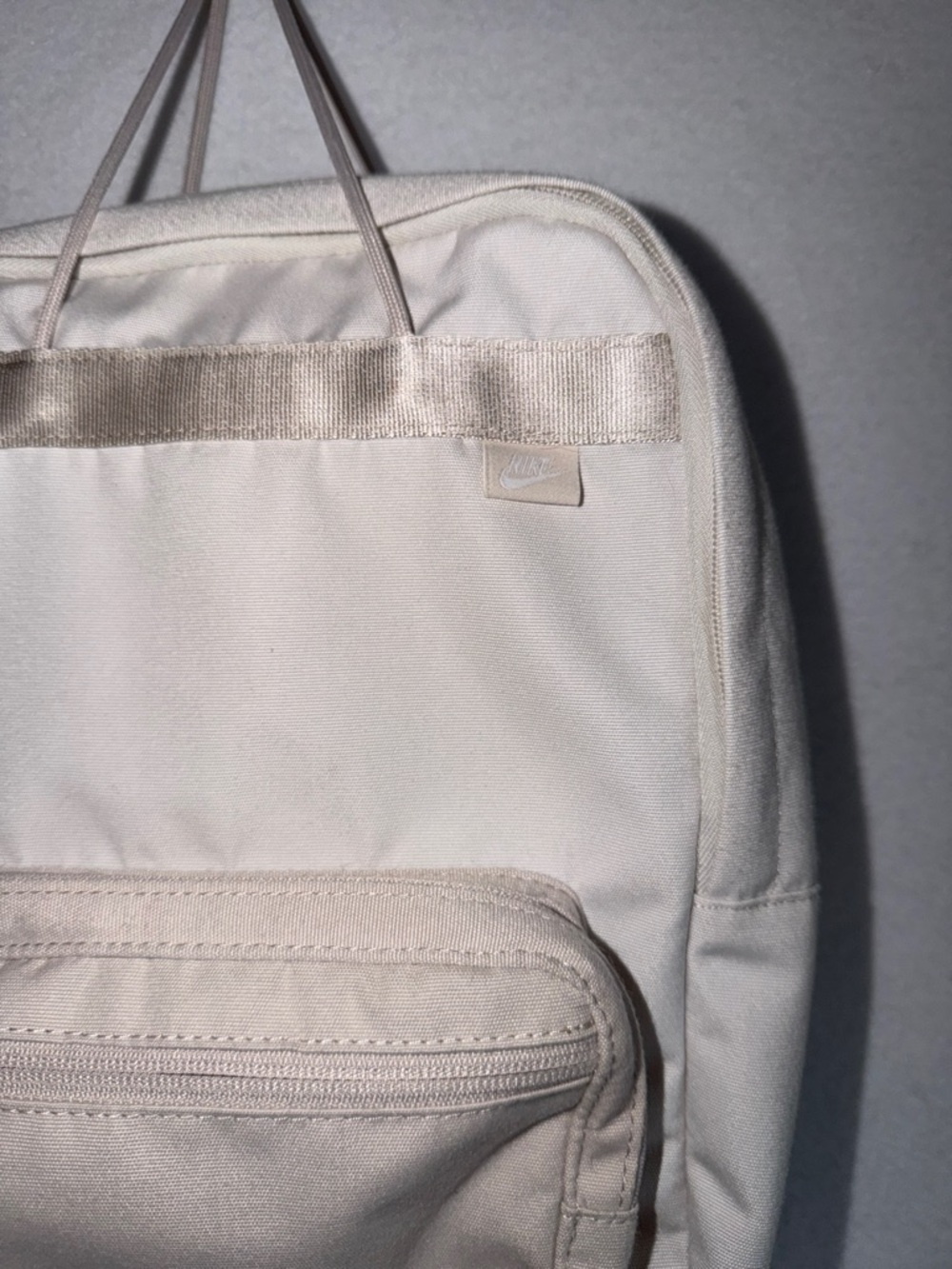 Nike Tanjun Backpack. Neutral Canvas Backpack - Picture 2 of 12